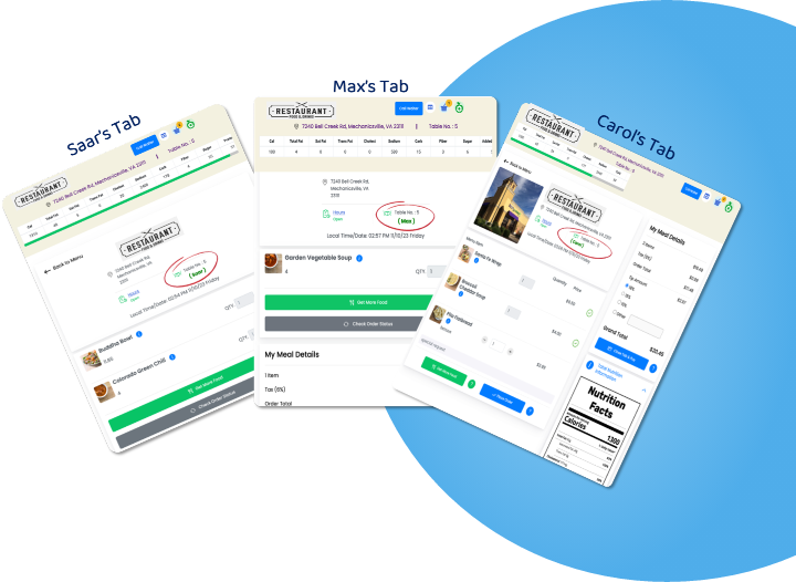 Multi Party Ordering